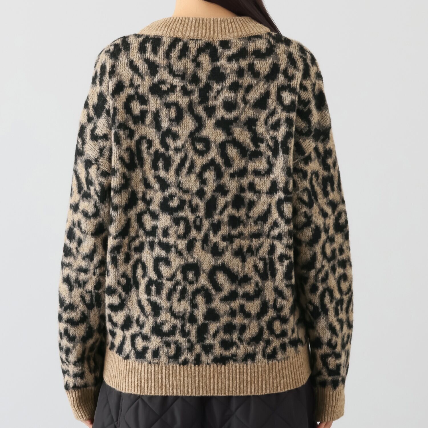 レイメイヤーズ イタリア製 アニマル柄 ニットプルオーバー
