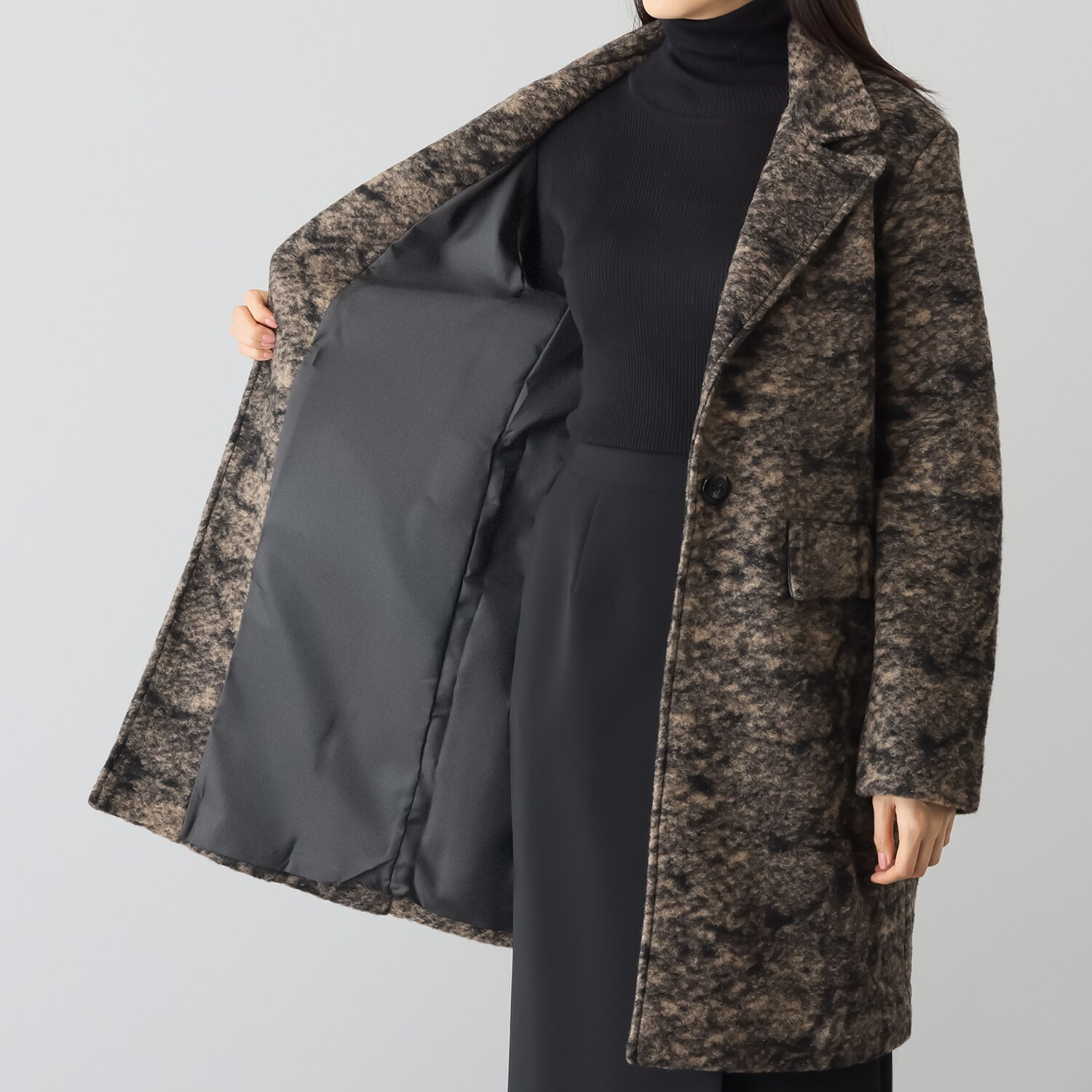 レイメイヤーズ イタリア製 アニマル柄コート