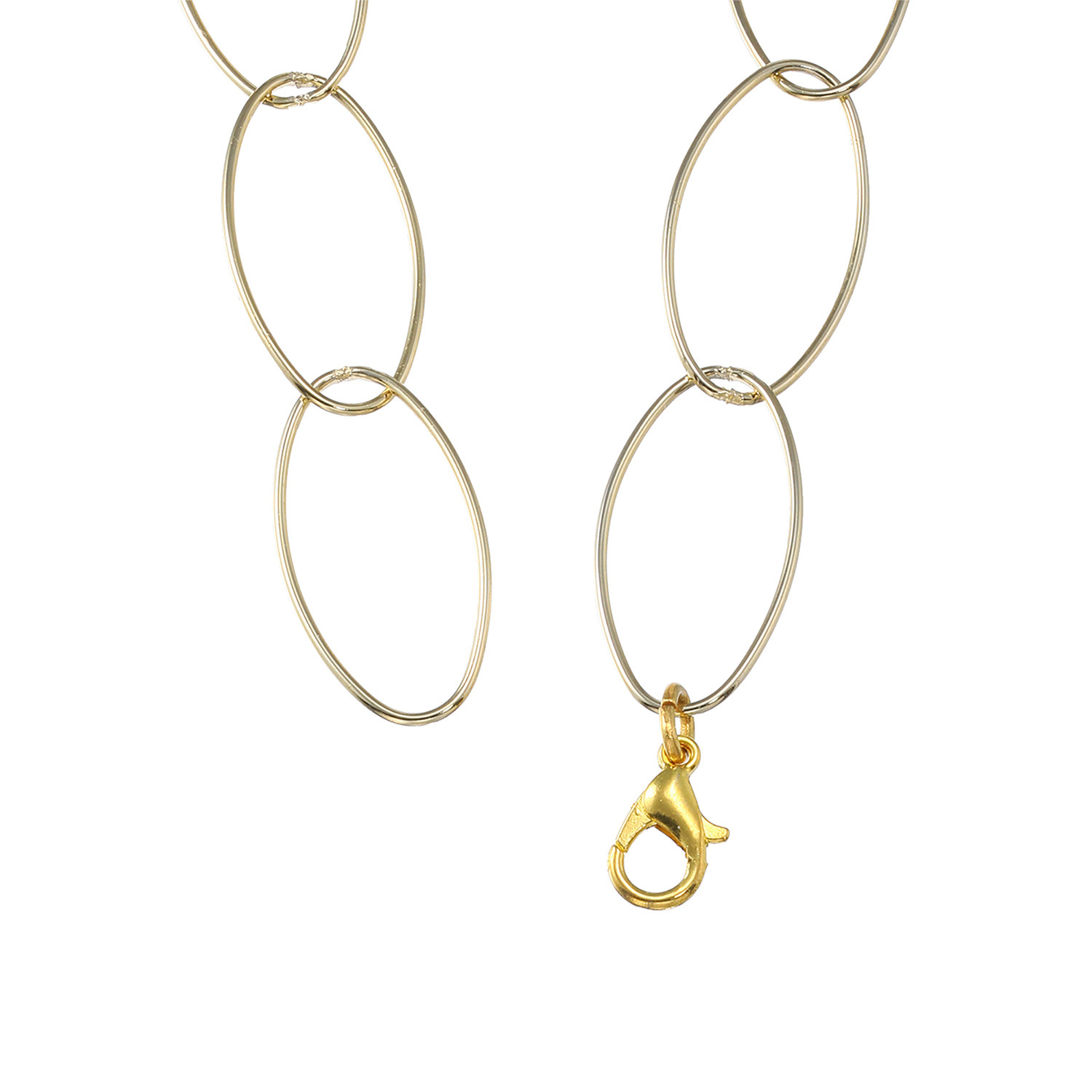 アビステ ベネチアンガラス ソンメルソビーズ オーバルロングネックレス