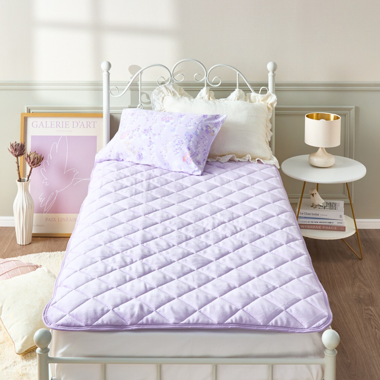 ｎｉｓｈｉｋａｗａ コットンファー あったか敷きパッド ＜セミダブル＞