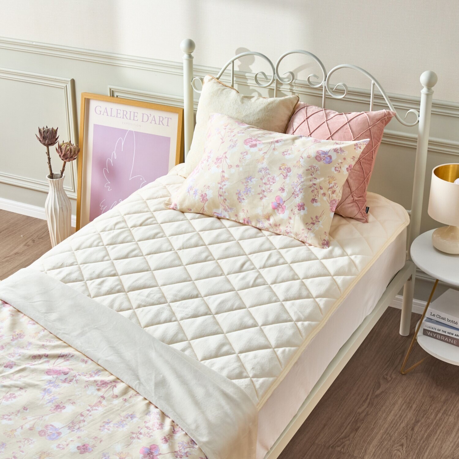 ｎｉｓｈｉｋａｗａ コットンファー あったか敷きパッド ＜ダブル＞