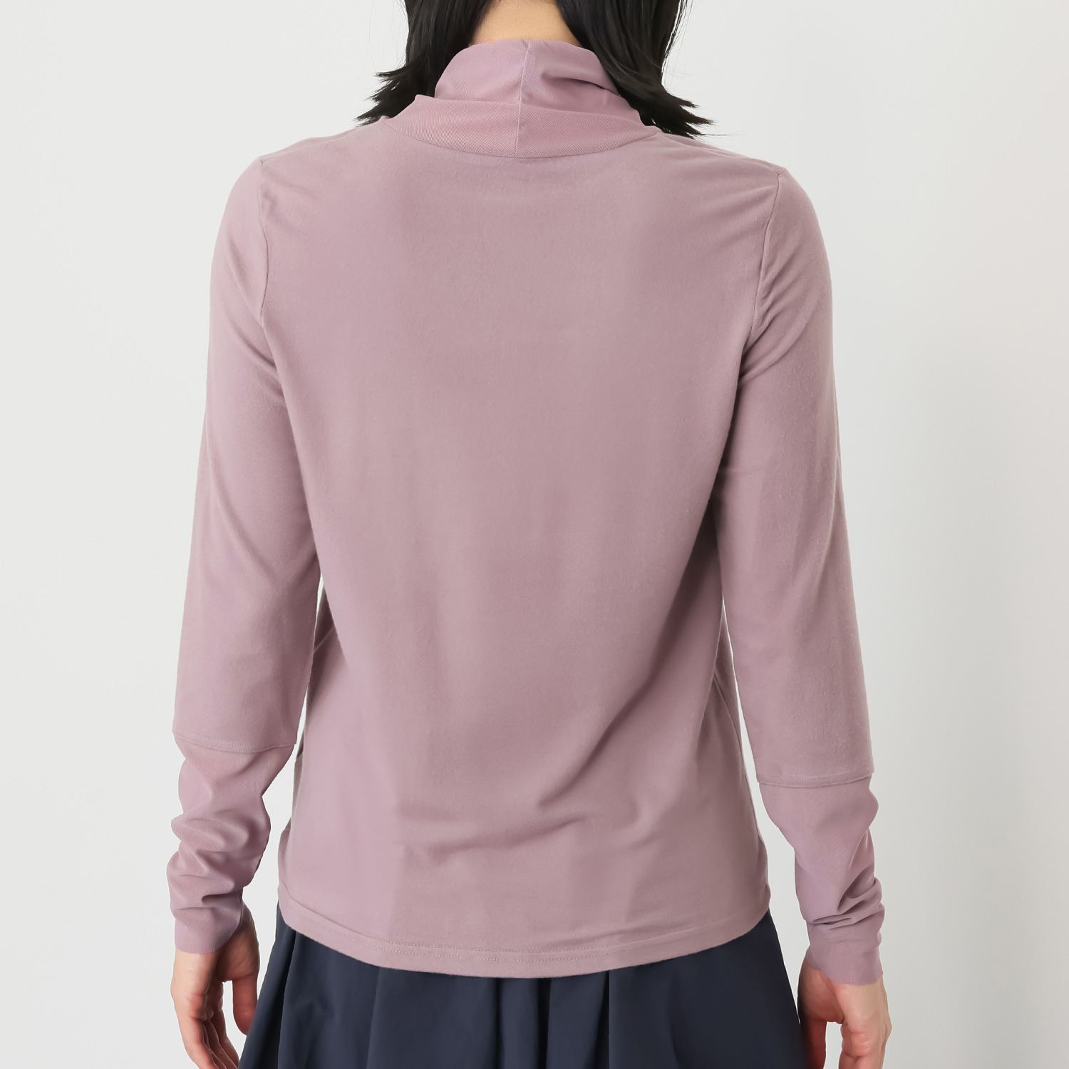 スタイル・ラヴィー チュールアクセント 極上の暖かさ＆肌触り！ 新感覚のタートルネック プルオーバー