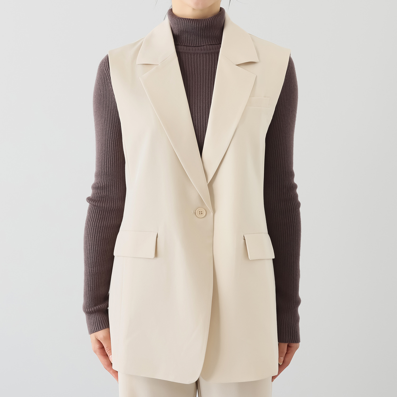 ボンボン・エ・ショコラ チュールパーツ付 ハンサムジレ