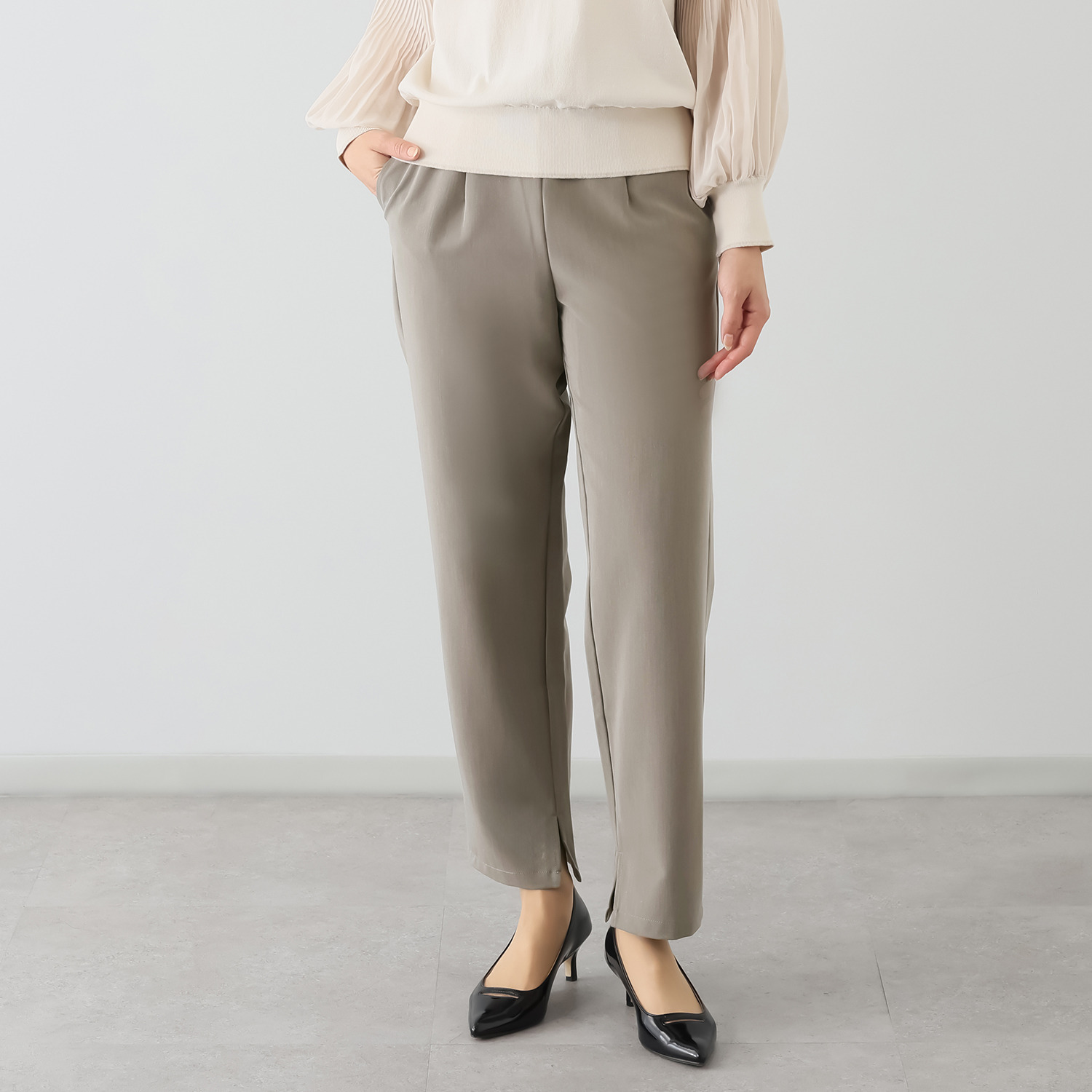 ボンボン・エ・ショコラ テーパードパンツ