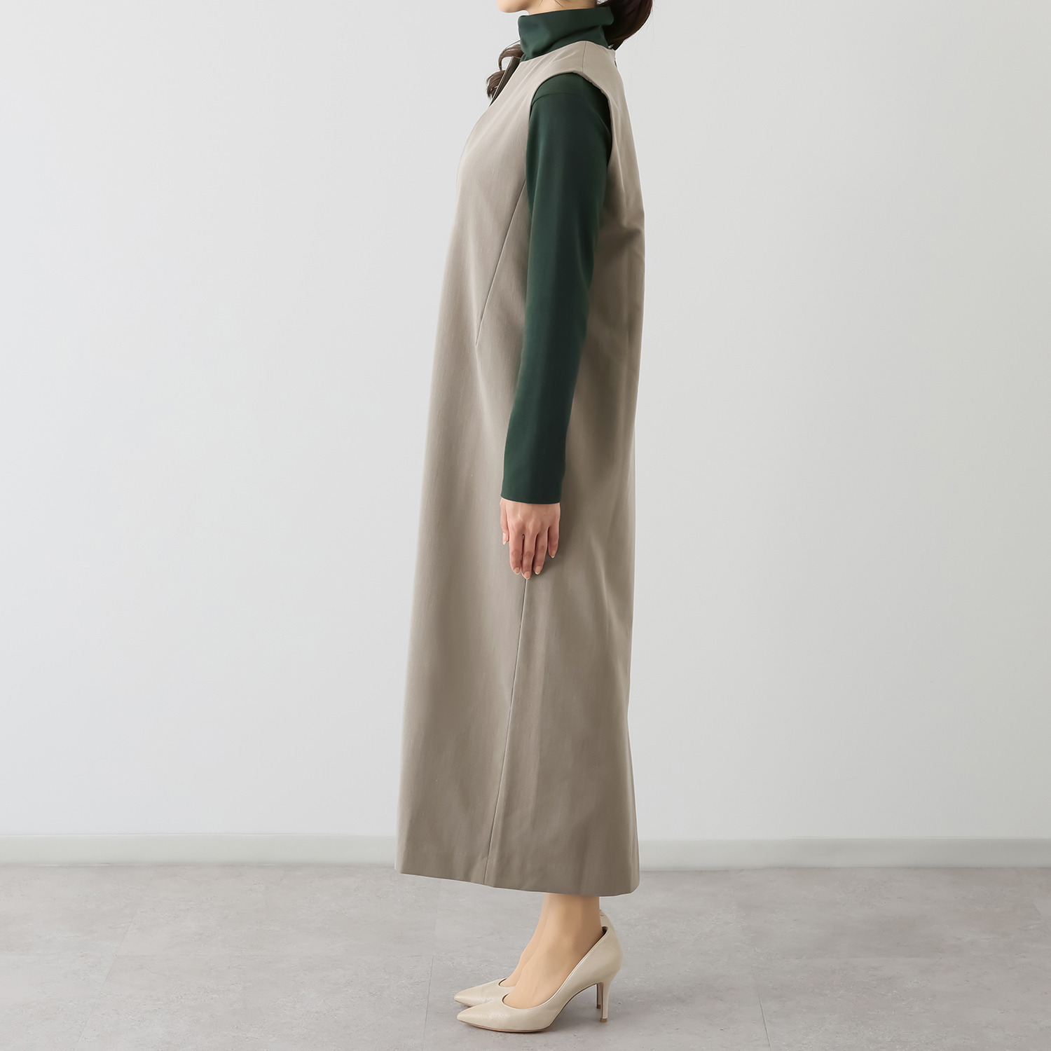 ボンボン・エ・ショコラ キーネック ジャンパースカートドレス