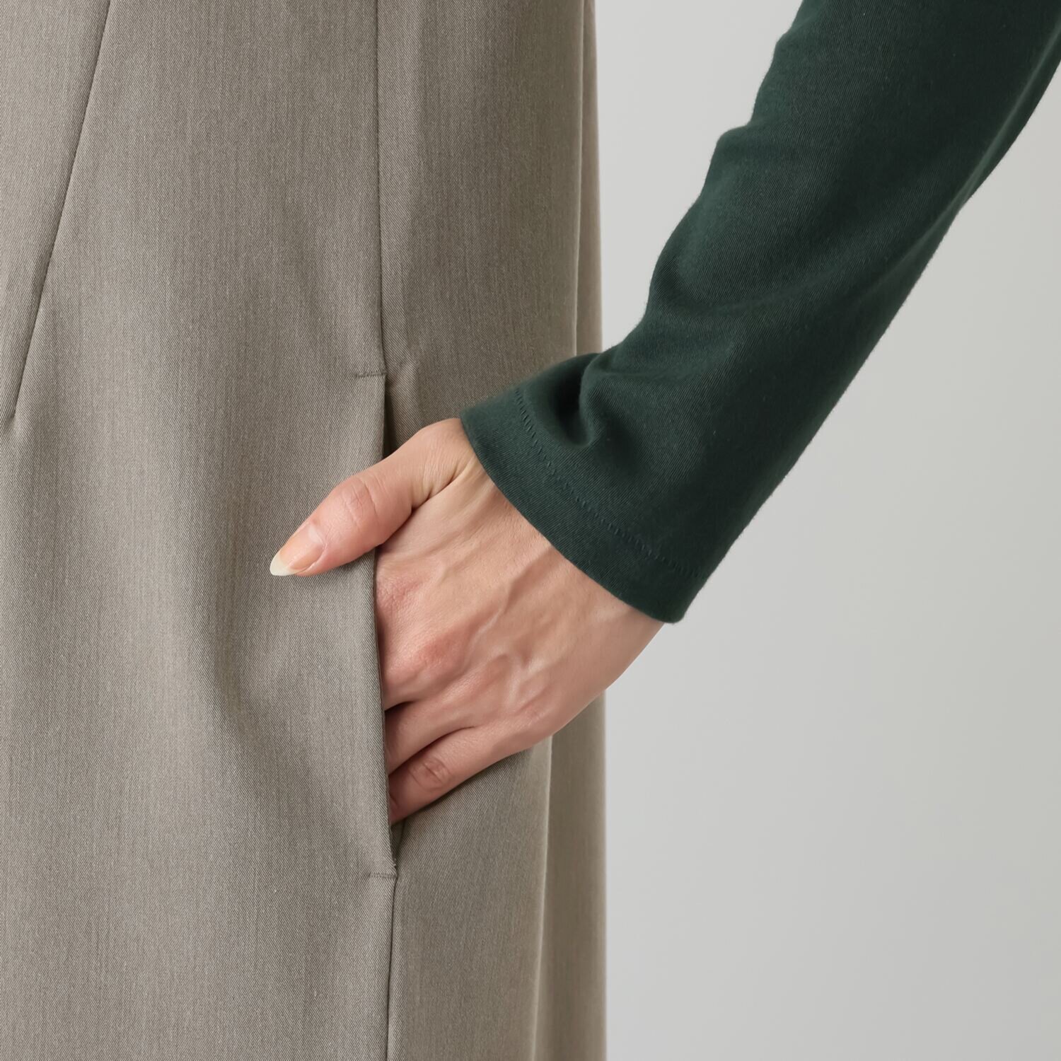 ボンボン・エ・ショコラ キーネック ジャンパースカートドレス