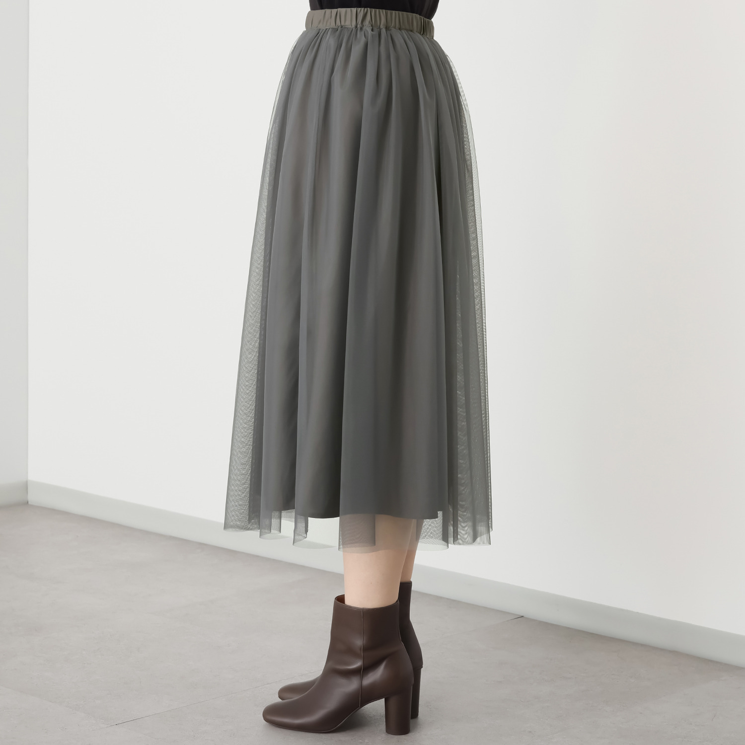 ボンボン・エ・ショコラ ペチコート付 ３ウェイレーススカート