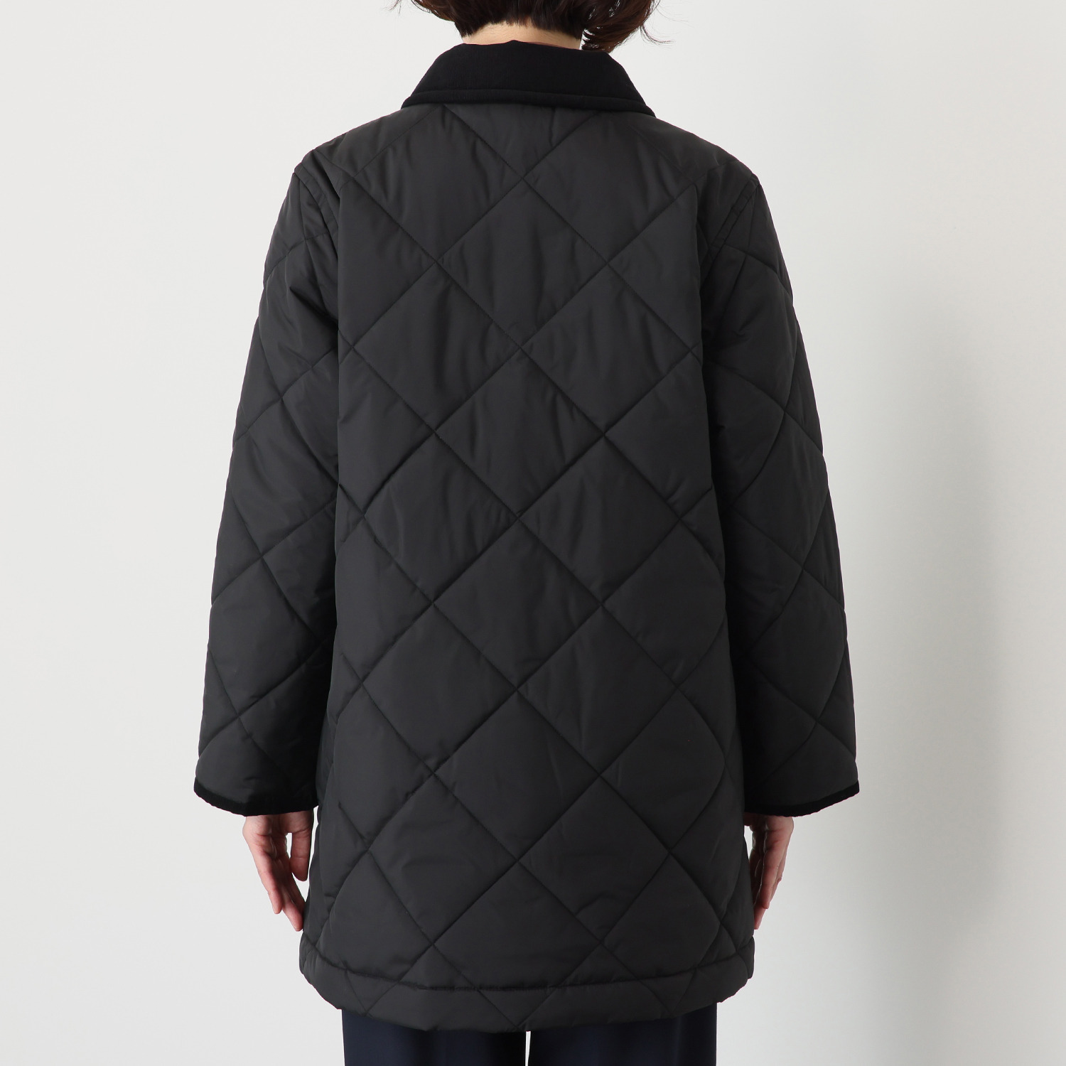 モカサン　ジュンコシマダ 中綿キルトコート＆ 吸湿発熱 ボーダープルオーバー＆ 裏起毛プルオーバー 冬のハッピー３点セット