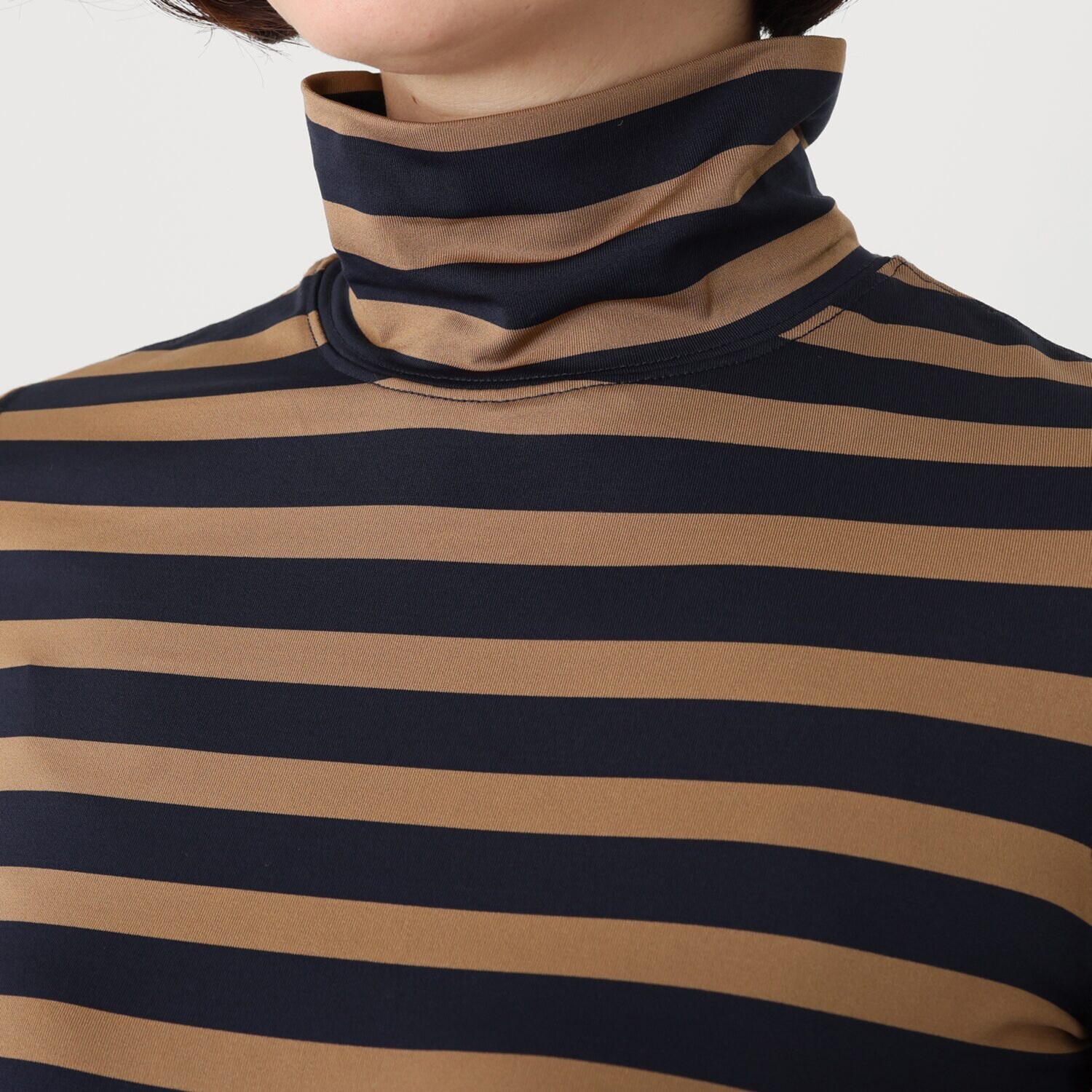 モカサン　ジュンコシマダ 中綿キルトコート＆ 吸湿発熱 ボーダープルオーバー＆ 裏起毛プルオーバー 冬のハッピー３点セット