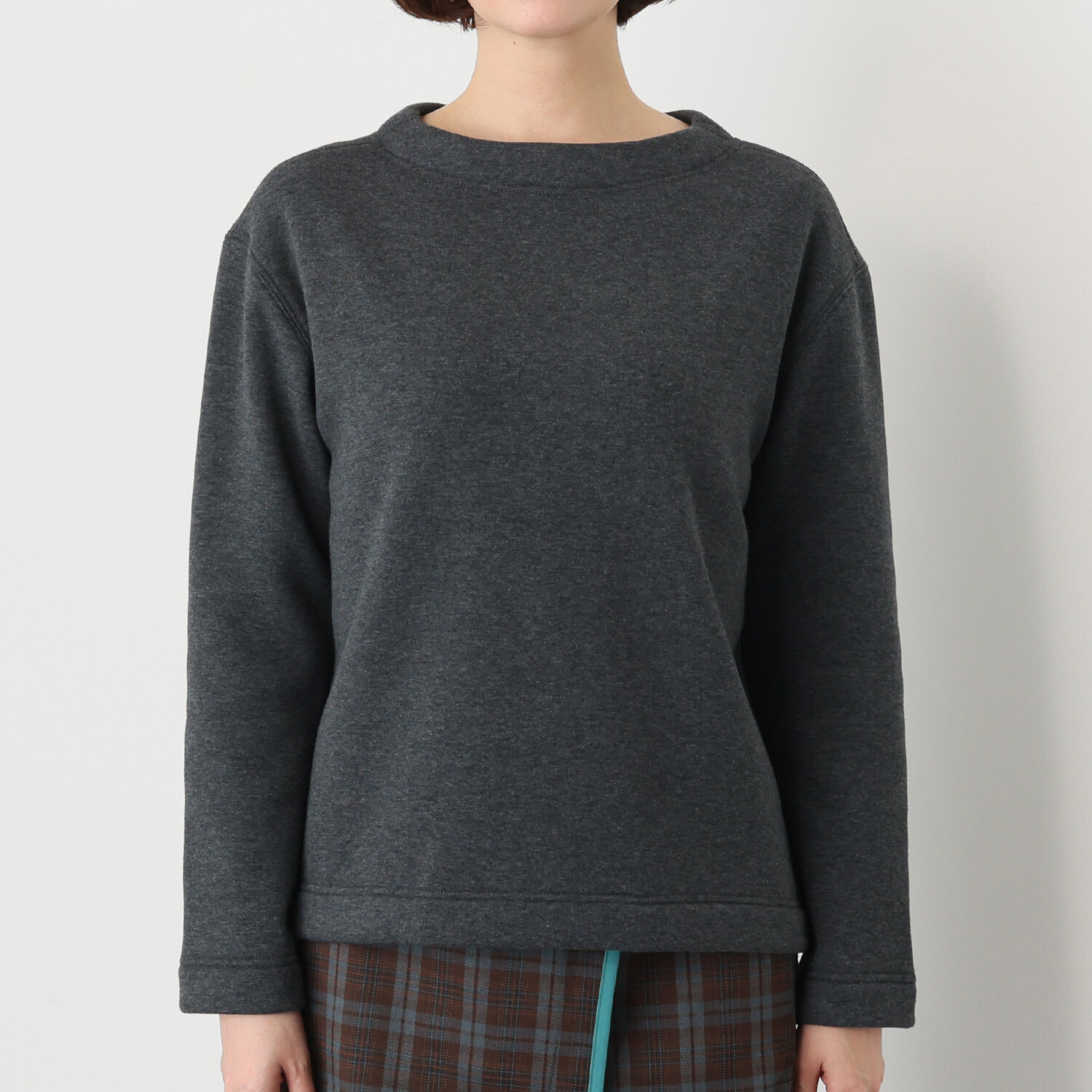 モカサン　ジュンコシマダ 中綿キルトコート＆ 吸湿発熱 ボーダープルオーバー＆ 裏起毛プルオーバー 冬のハッピー３点セット