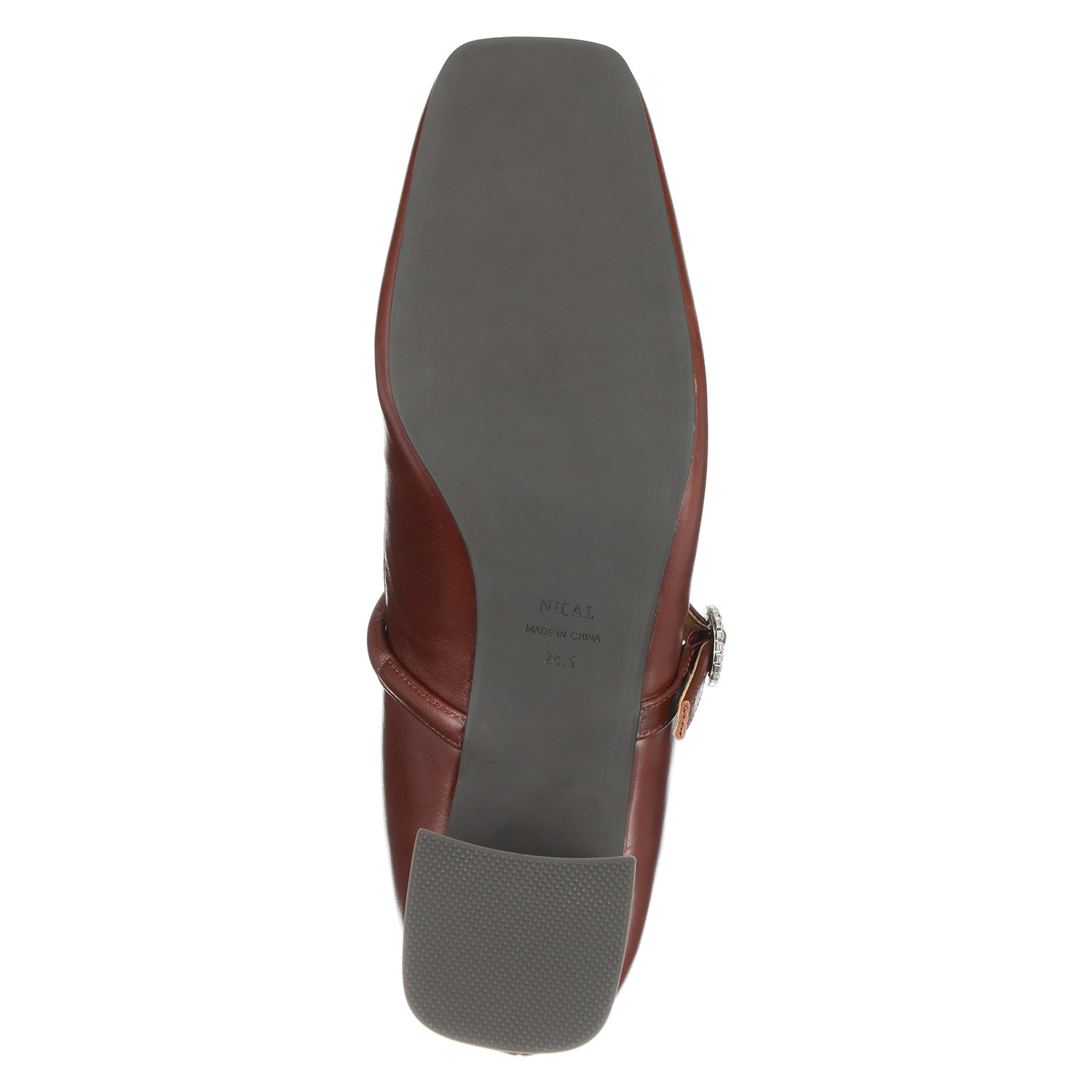 ニカル スクエアトゥ メリージェーンパンプス