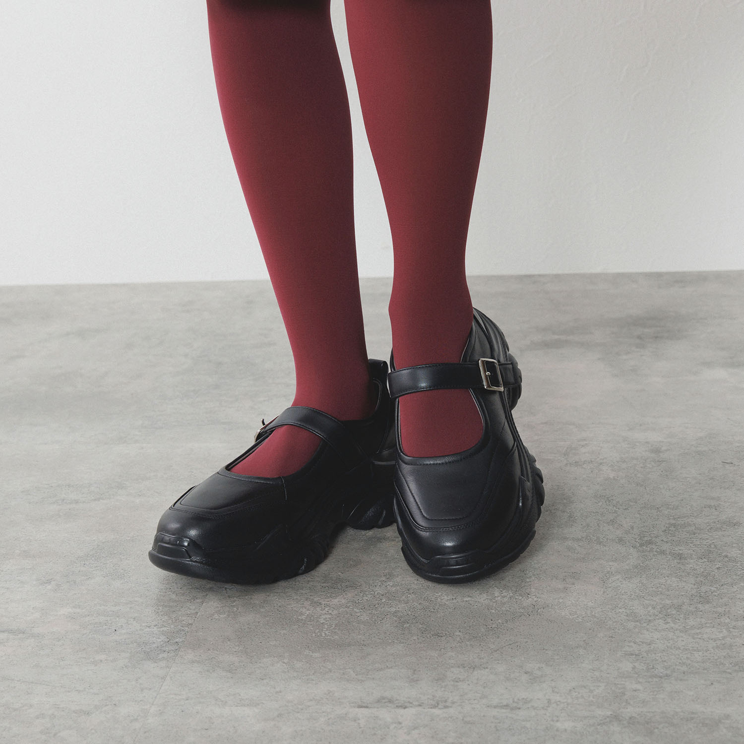 ニカル ボリュームソール メリージェーンシューズ