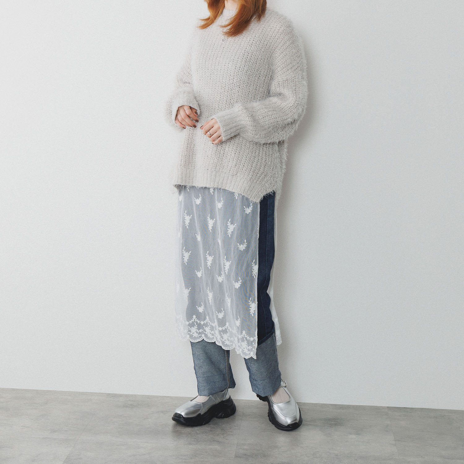 ニカル ボリュームソール メリージェーンシューズ