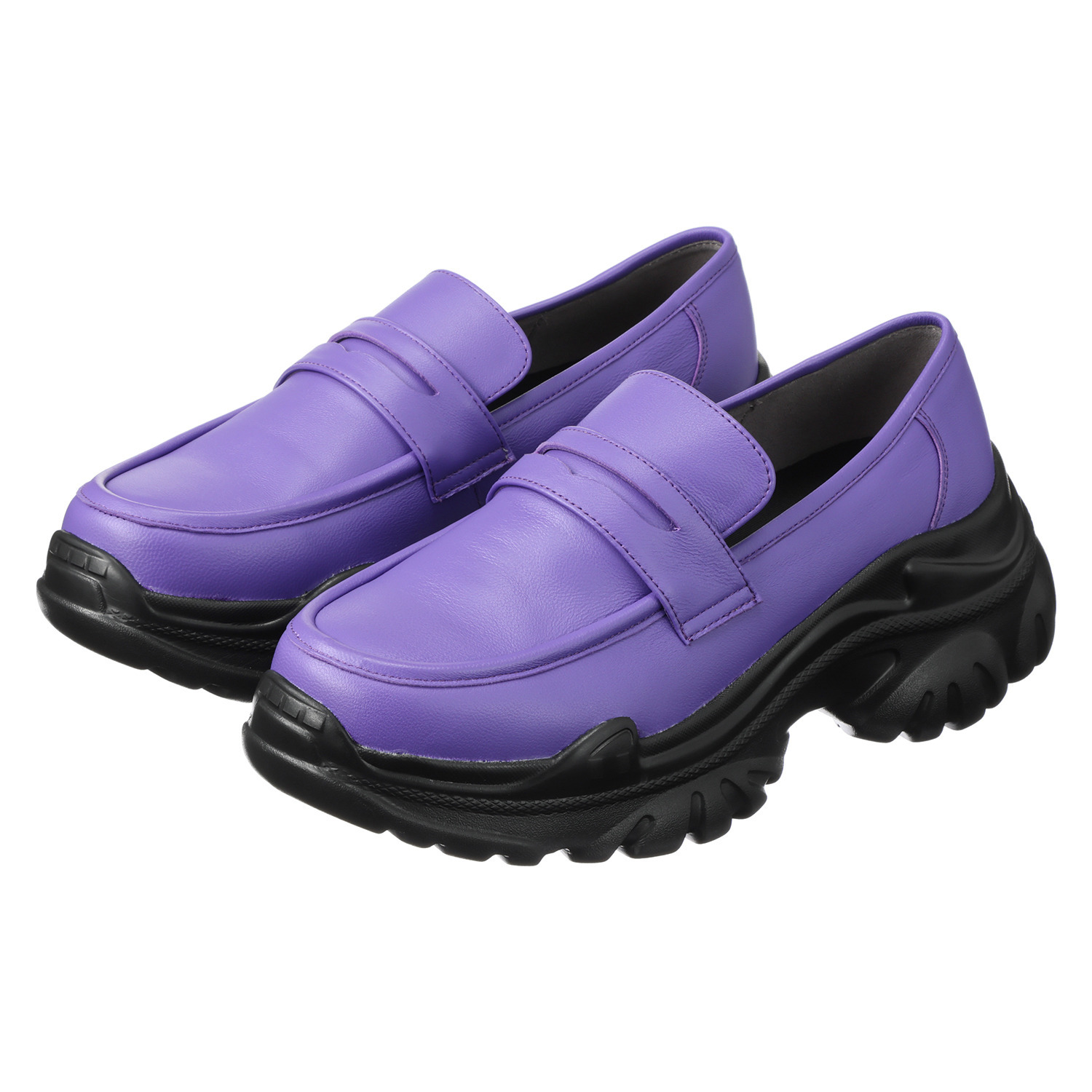 ニカル ボリュームソール ローファー