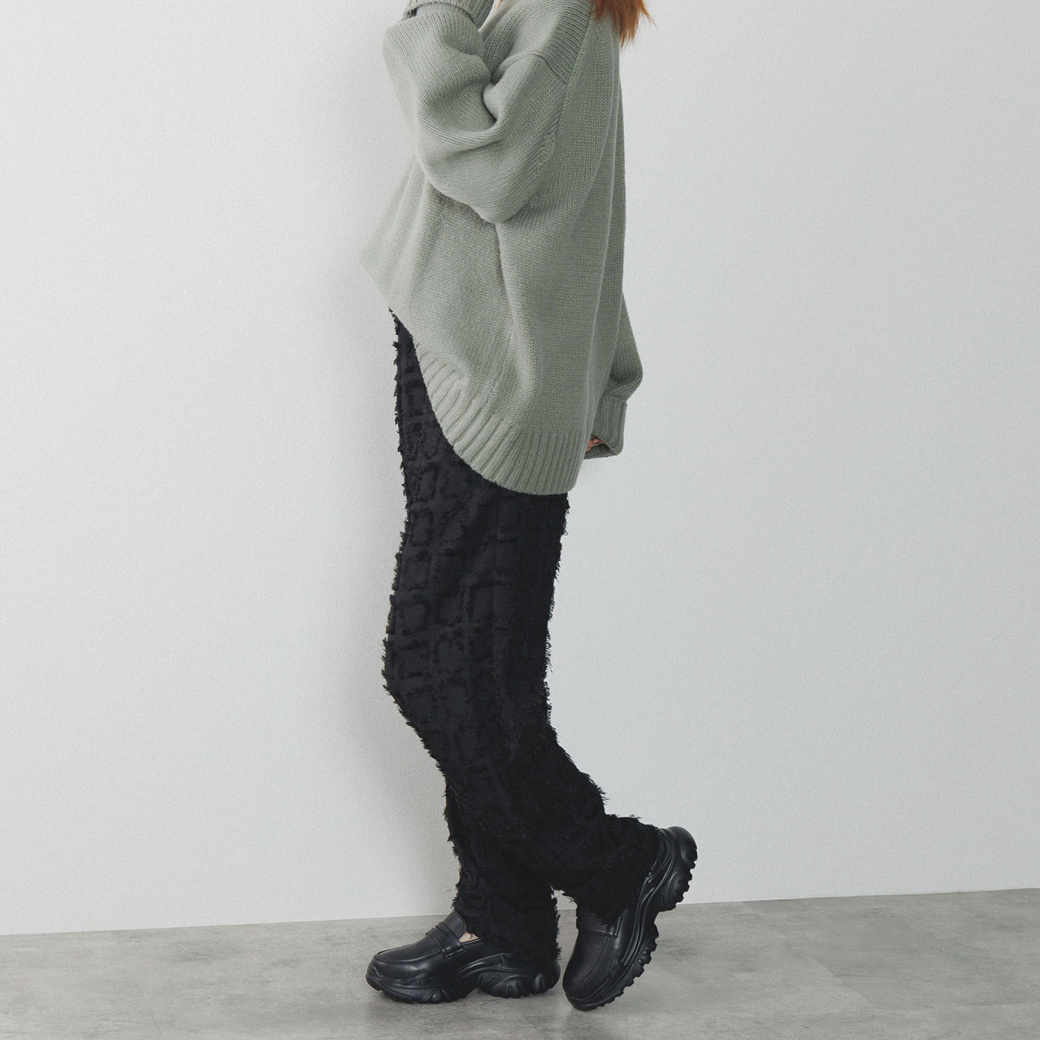 ニカル ボリュームソール ローファー