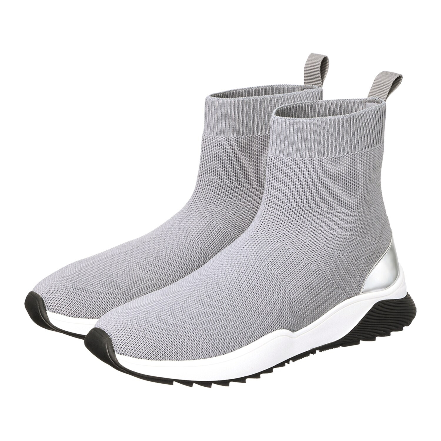 モルティ メタリックアクセント ソックスブーツ