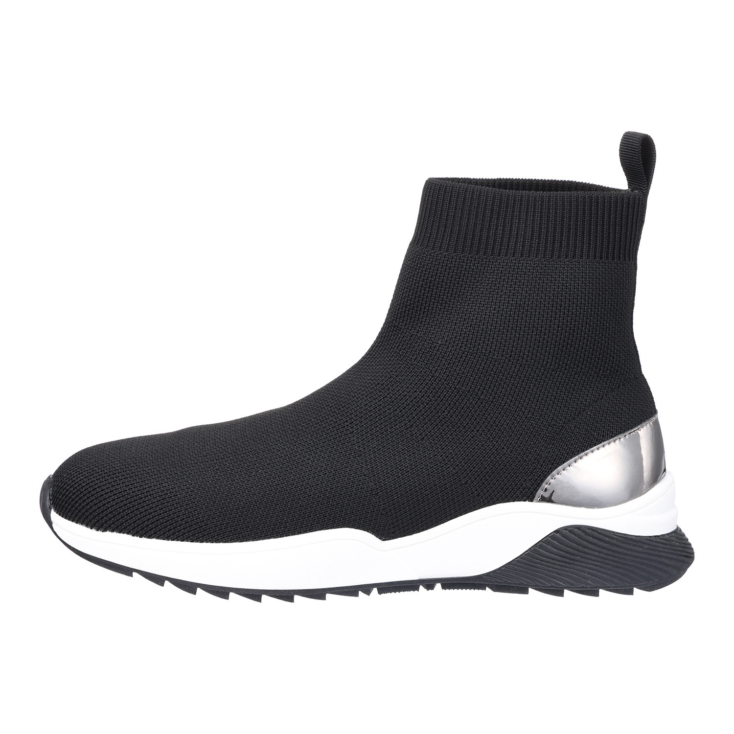 モルティ メタリックアクセント ソックスブーツ