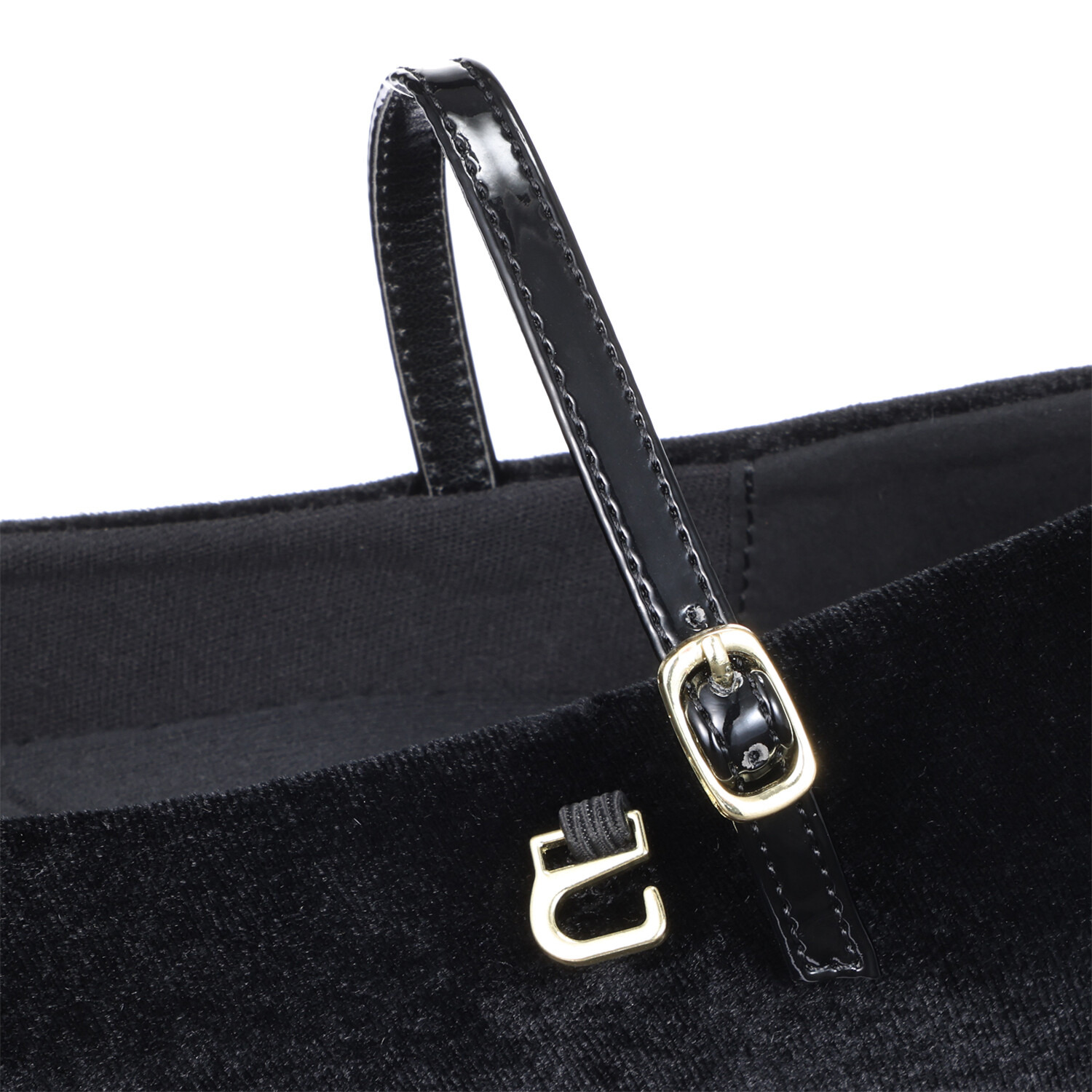 モルティ ベロア メリージェーンパンプス