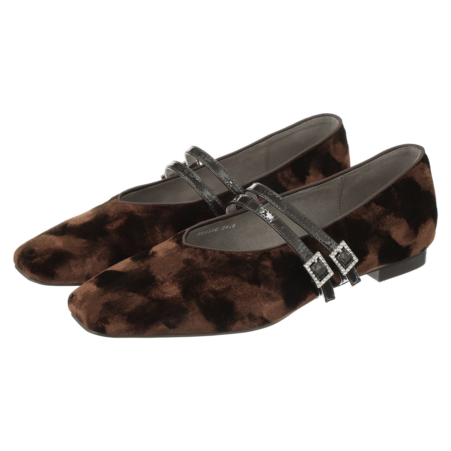 ニカル ダブルストラップ メリージェーンパンプス