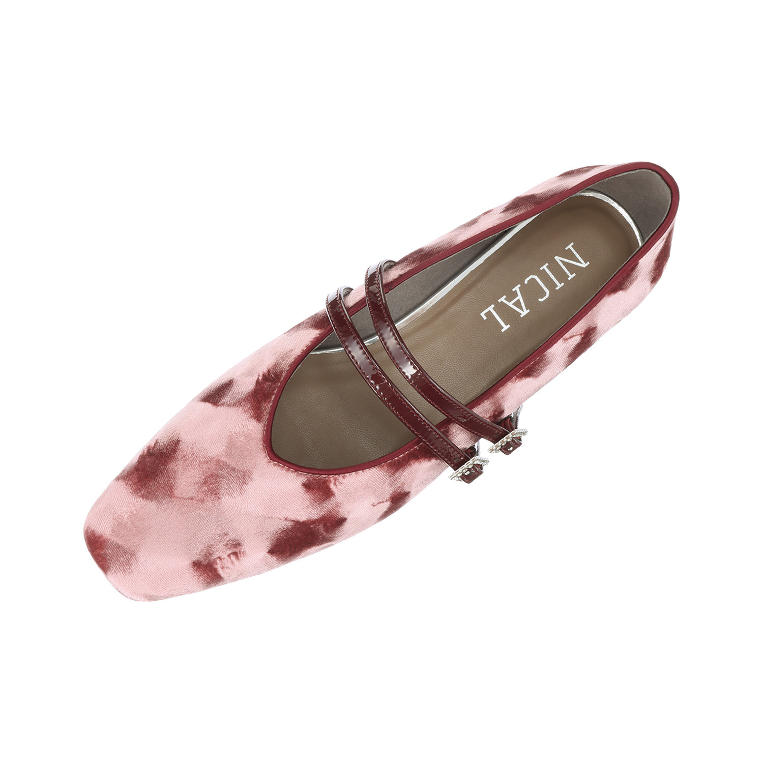 ニカル ダブルストラップ メリージェーンパンプス