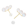 ジュペレ 国産ベビーアコヤパール フローライン グラデーション イヤリング／ピアス