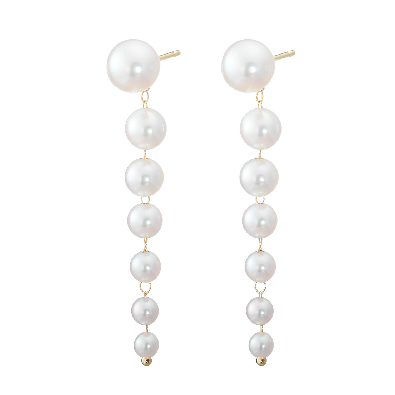 ジュペレ １８Ｋ 国産アコヤパール リュクスコレクション ピアス