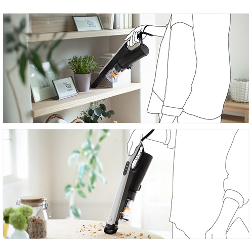 日立 軽い力ですっきりキレイに 日本製 軽量コードレスクリーナー すごかるスティック ＰＶ−ＢＳ１Ｌ