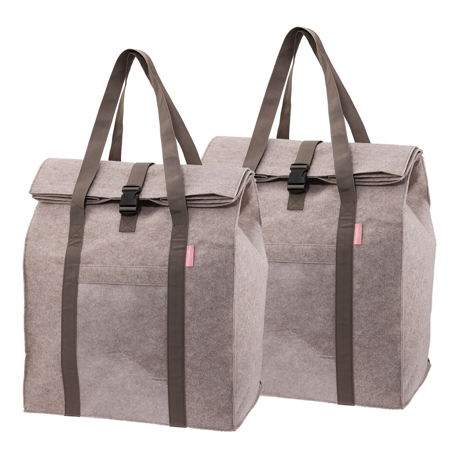 バックルベルト付 ＭａｇｉｃＤｅｃｃａ マジデッカ 収納バッグ２個セット