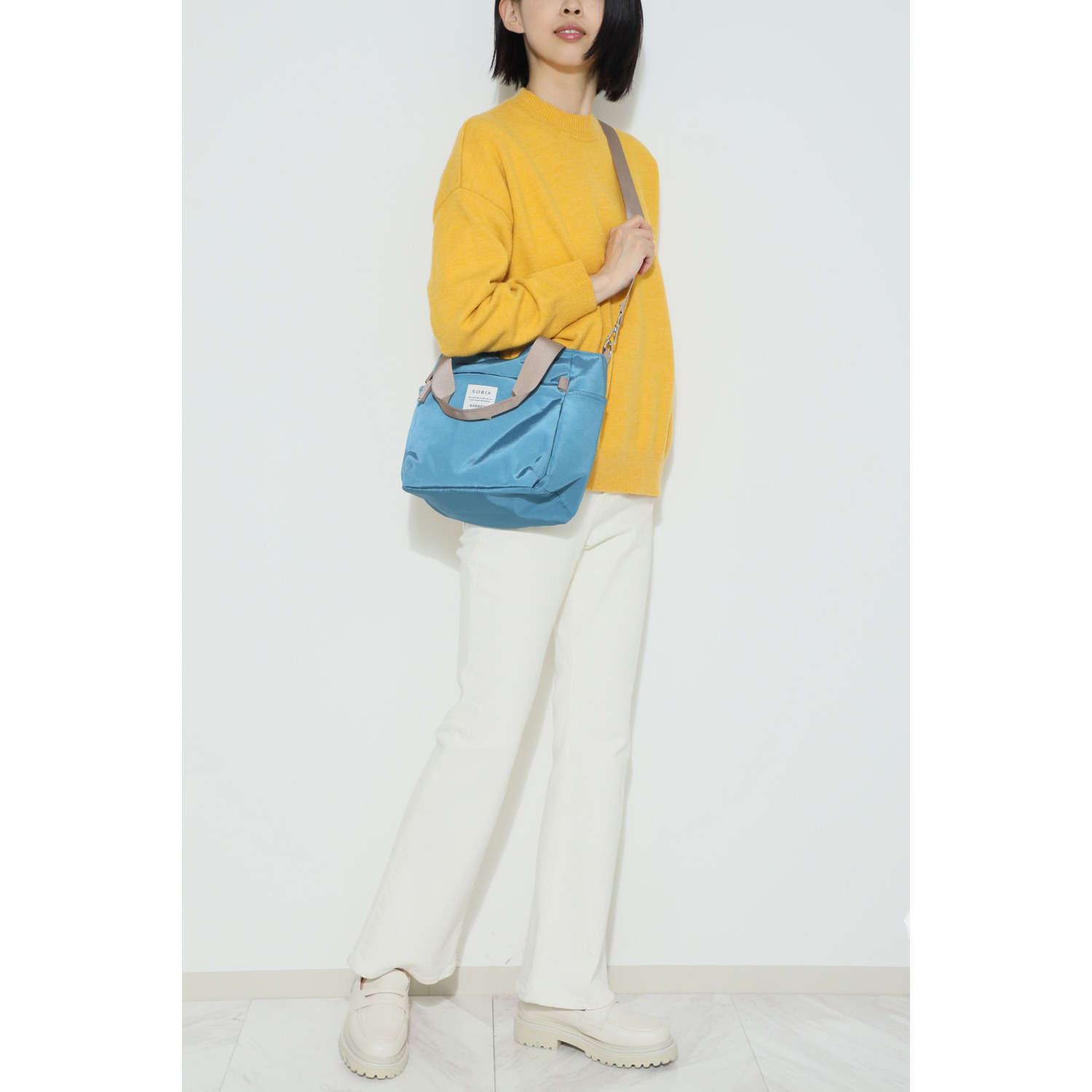 ソビア はっ水 軽量 ２ウェイトートバッグ