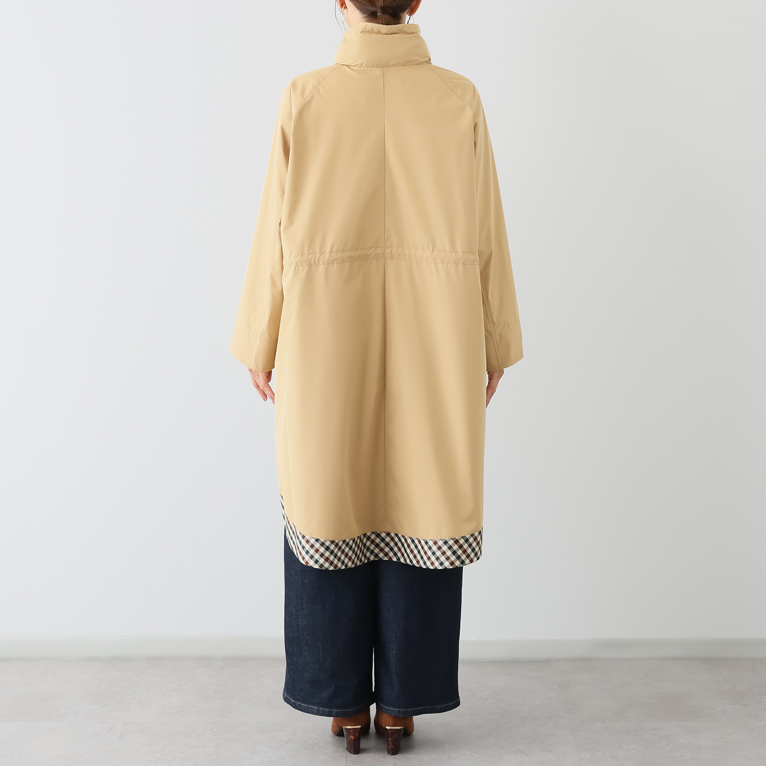 アクアスキュータム 防水・はっ水・防風 全天候型 ポケッタブルモッズコート