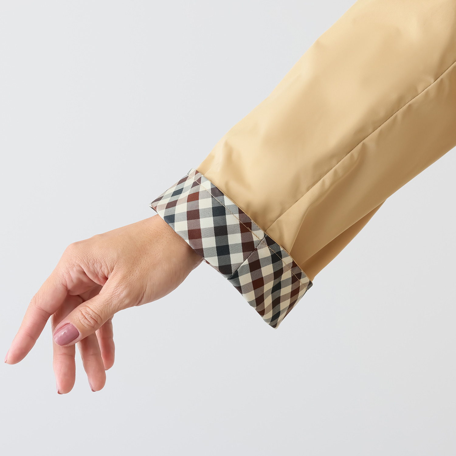 アクアスキュータム 防水・はっ水・防風 全天候型 ポケッタブルモッズコート