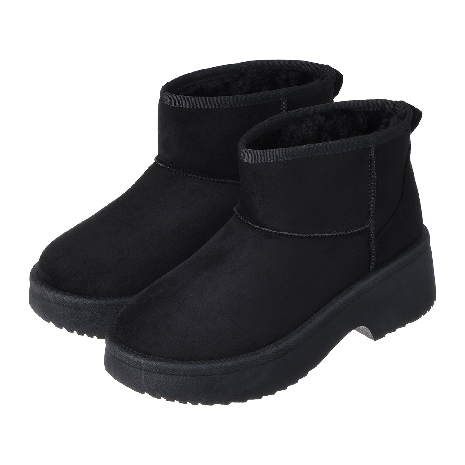 ズッカ　クラブ 内側あったか 厚底ショートブーツ