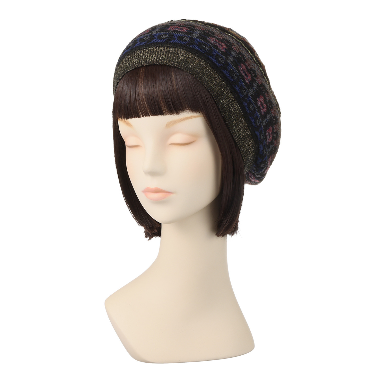 エム　アンド　キョウコ 実りの秋 ニットベレー帽