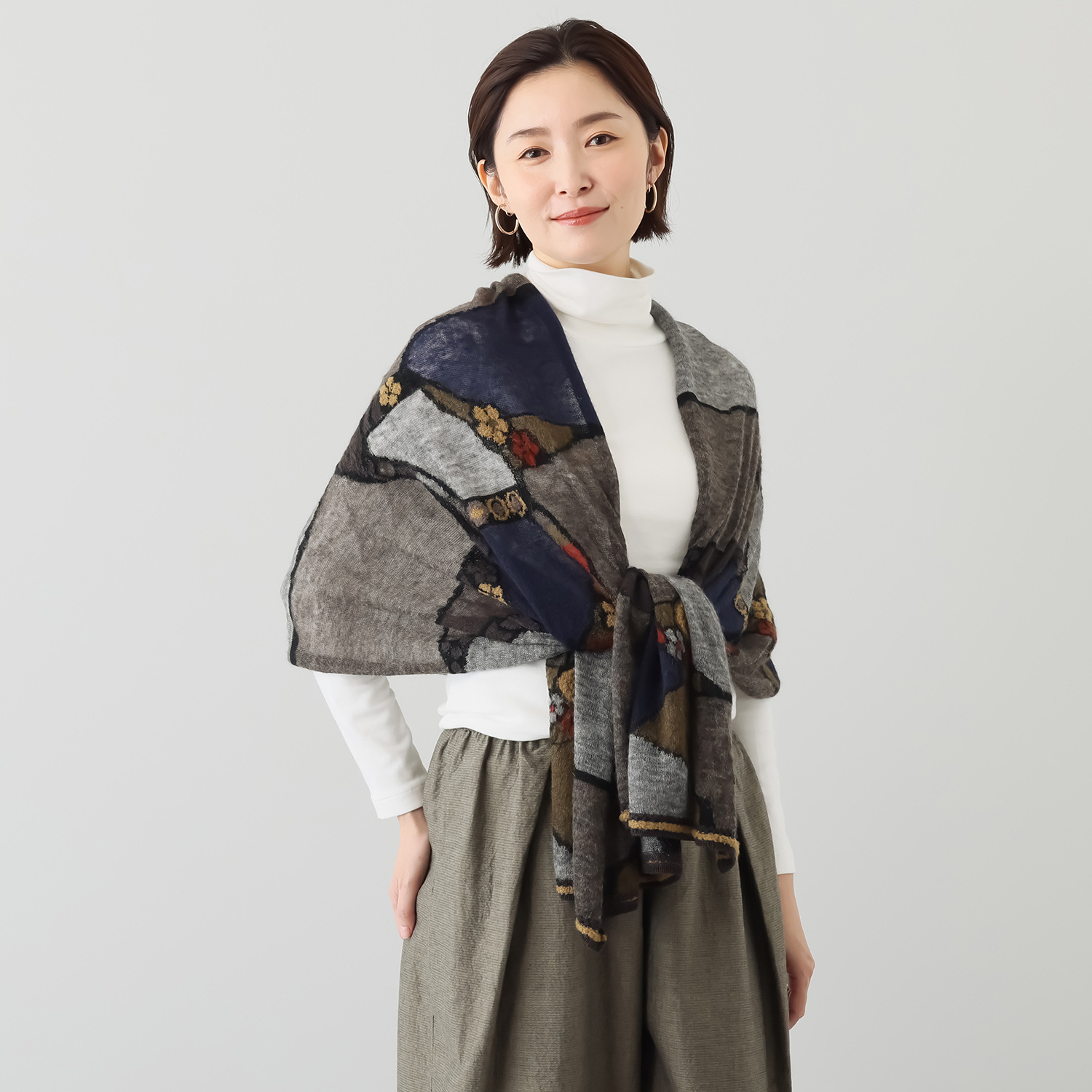 エム　アンド　キョウコ アースインターシャ シアーショール