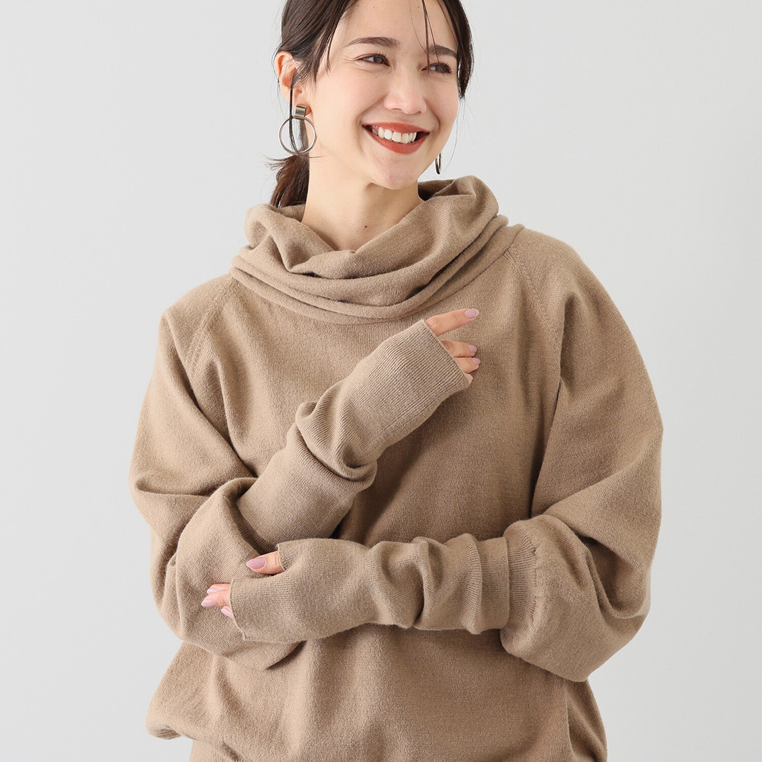 クワンティシ リブニット アームカバー