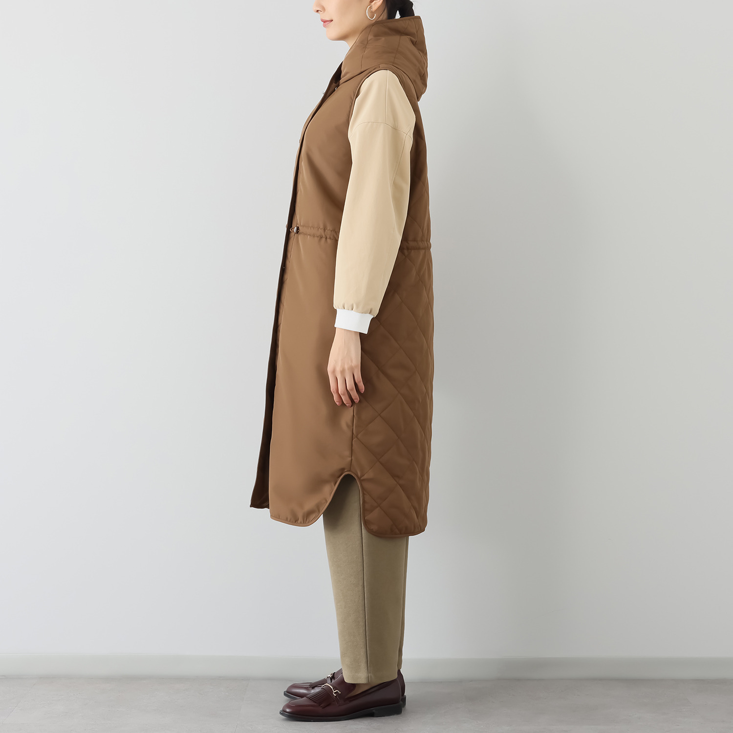 シーン キルトロングベスト