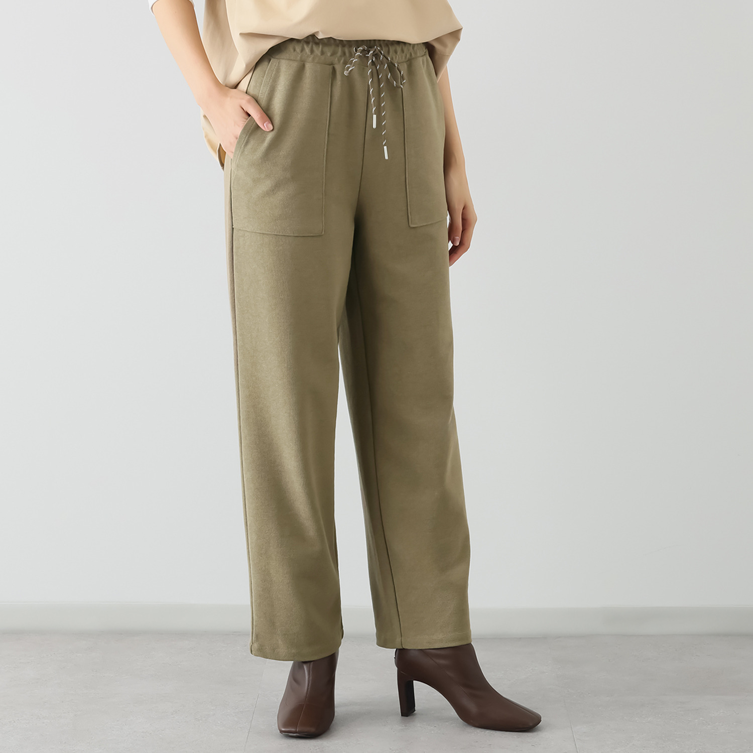 シーン セミワイド ベイカーパンツ