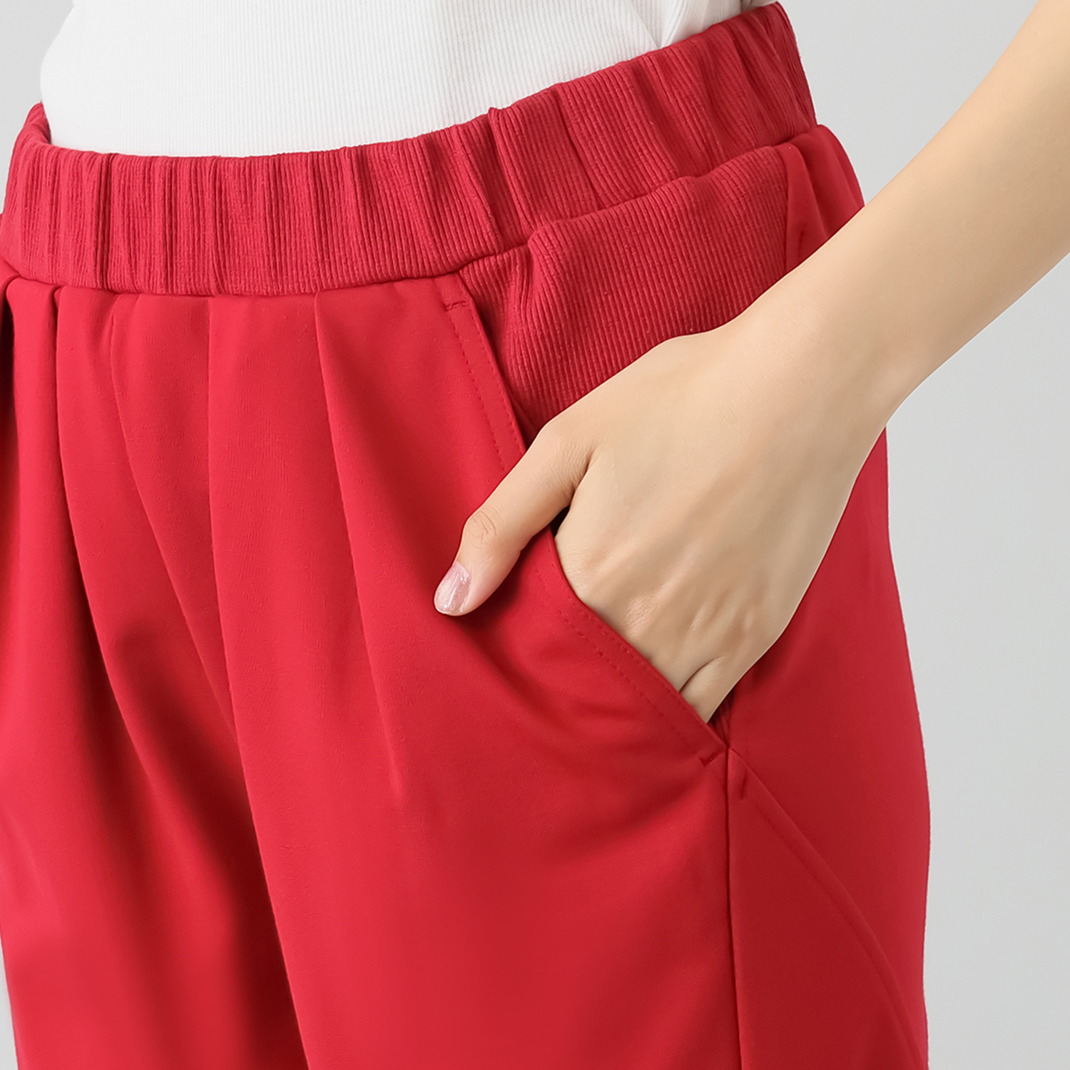 シーン タックテーパードパンツ