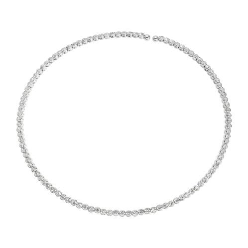 ユキコ ハナイ プレシオサ社製 クリスタルガラス シンプル シャイニーチョーカー ユキコ ハナイ プレシオサ社製 クリスタルガラス シンプル シャイニーチョーカー