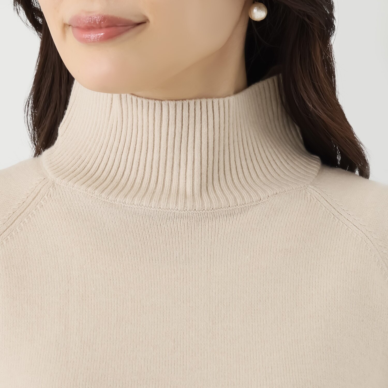 フーア ボタンアクセント ニットプルオーバー