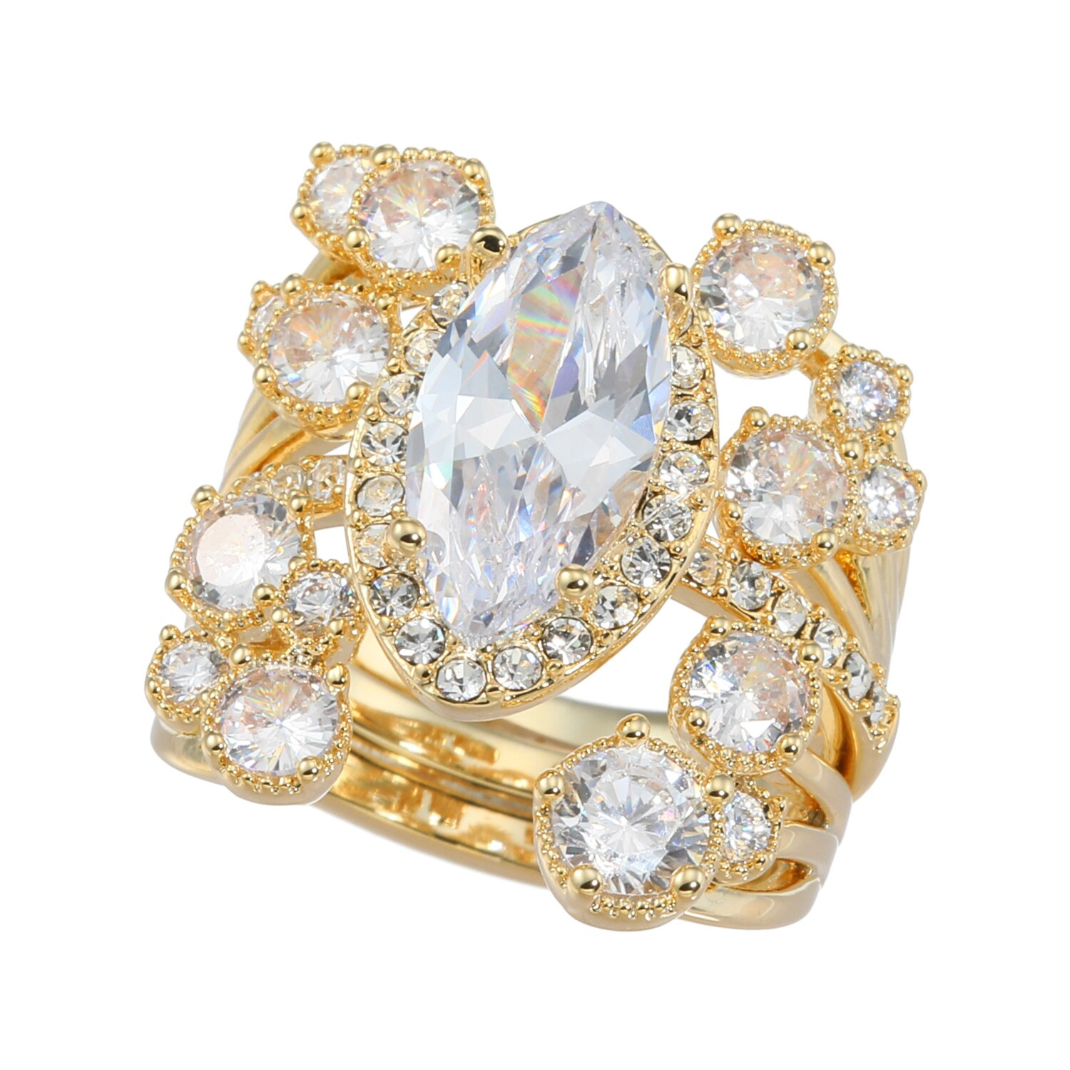 ユキコ　ハナイ ＣＺ プランドリュミエール リング２個セット