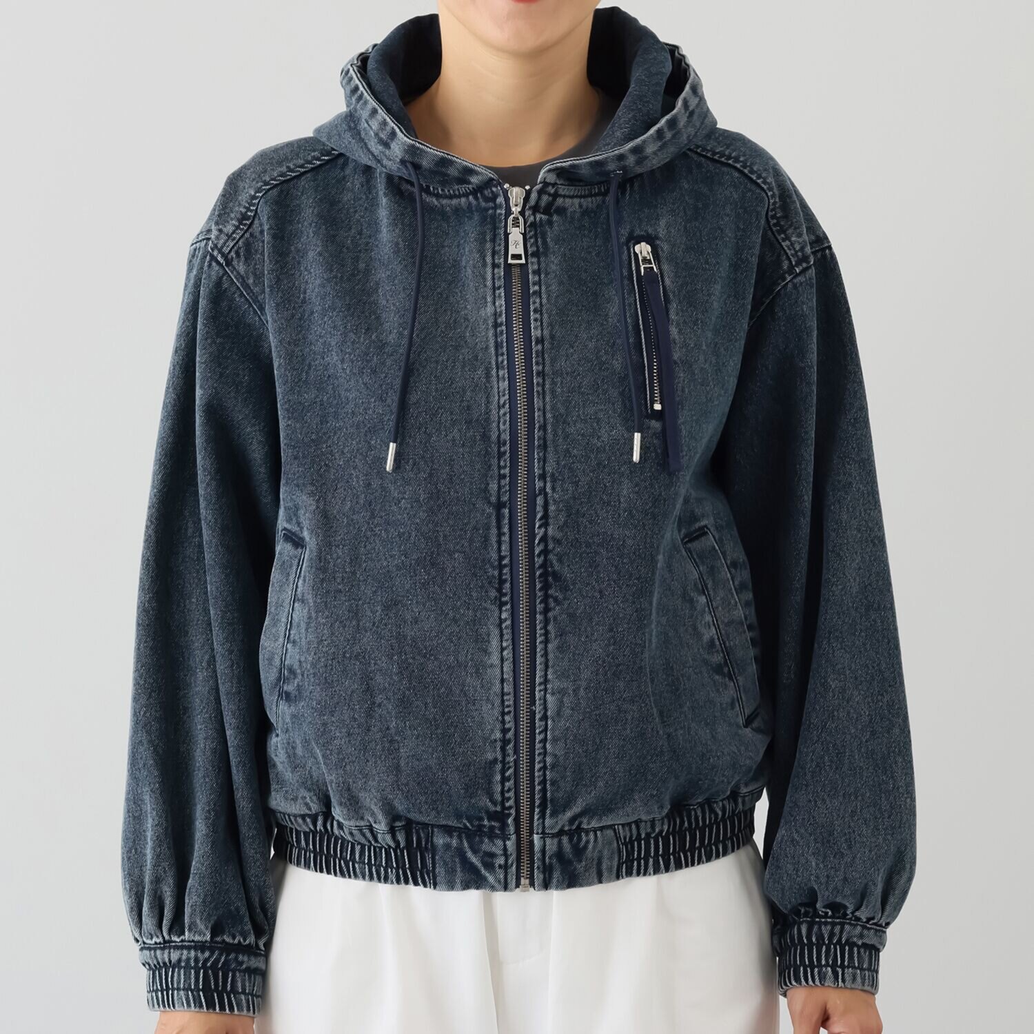 ヘブンアンドアース ヴィンテージウォッシュ デニムブルゾン