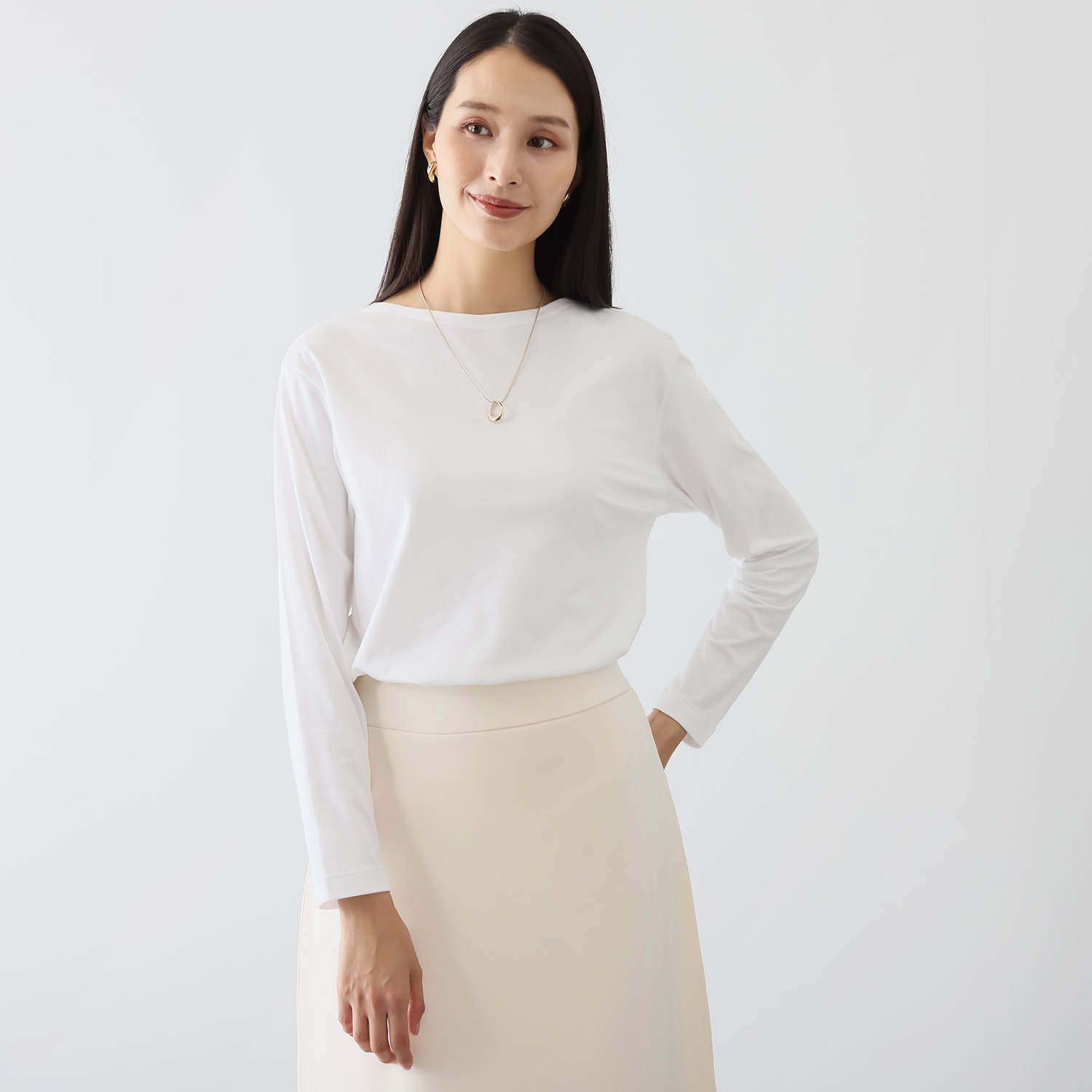 クーラム 水起毛 長袖プルオーバー