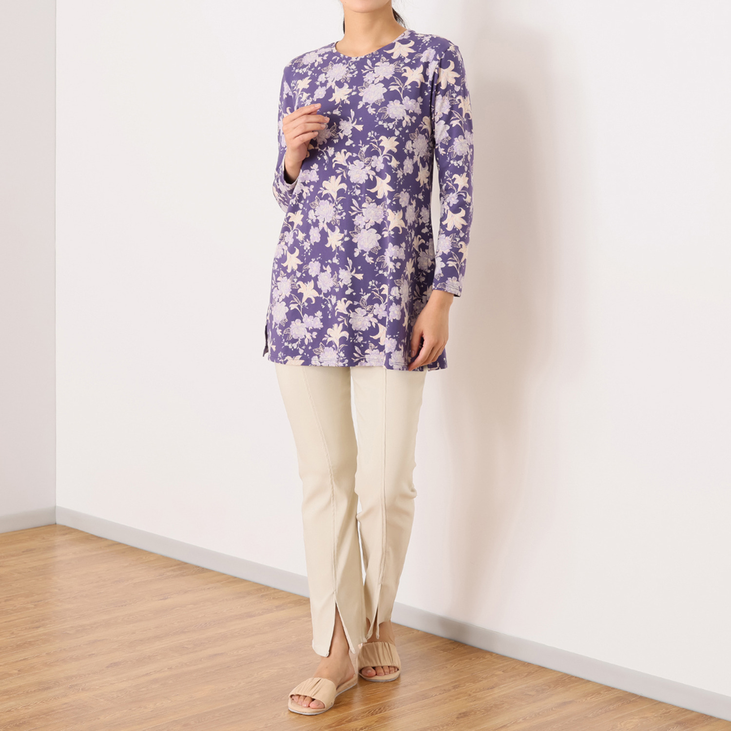 うつくＣ 長袖チュニックが必ず入る お楽しみ袋 綿混インナー３枚セット