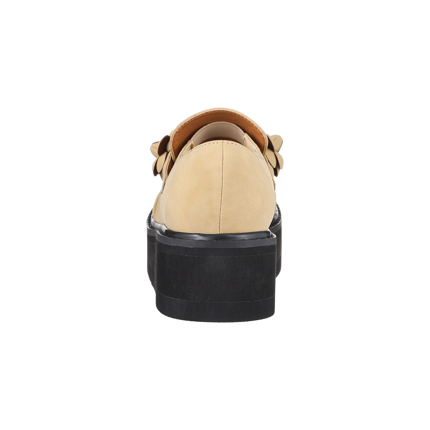 パドルージュ フラワーモティーフ 厚底ローファー