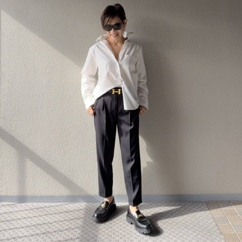 ラソエヌサーティスリー ディグリーズ センタープレス テーパードパンツ ラソエヌサーティスリー ディグリーズ センタープレス テーパードパンツ