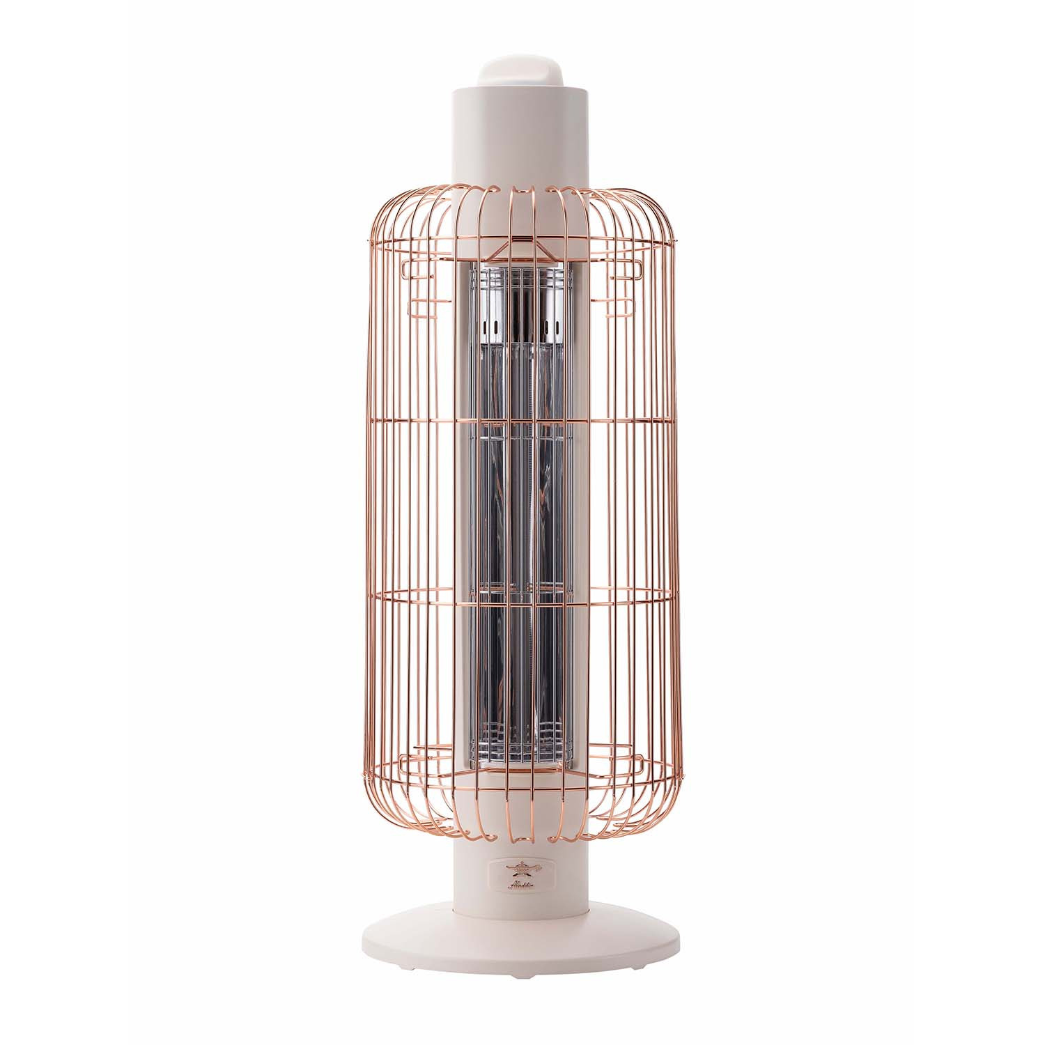 アラジン 約０．２秒で発熱！ すばやく暖かく 持ち運びもできる 遠赤グラファイトヒーター “トリカゴ” ＜限定生産の 　ピンクゴールドガード＞