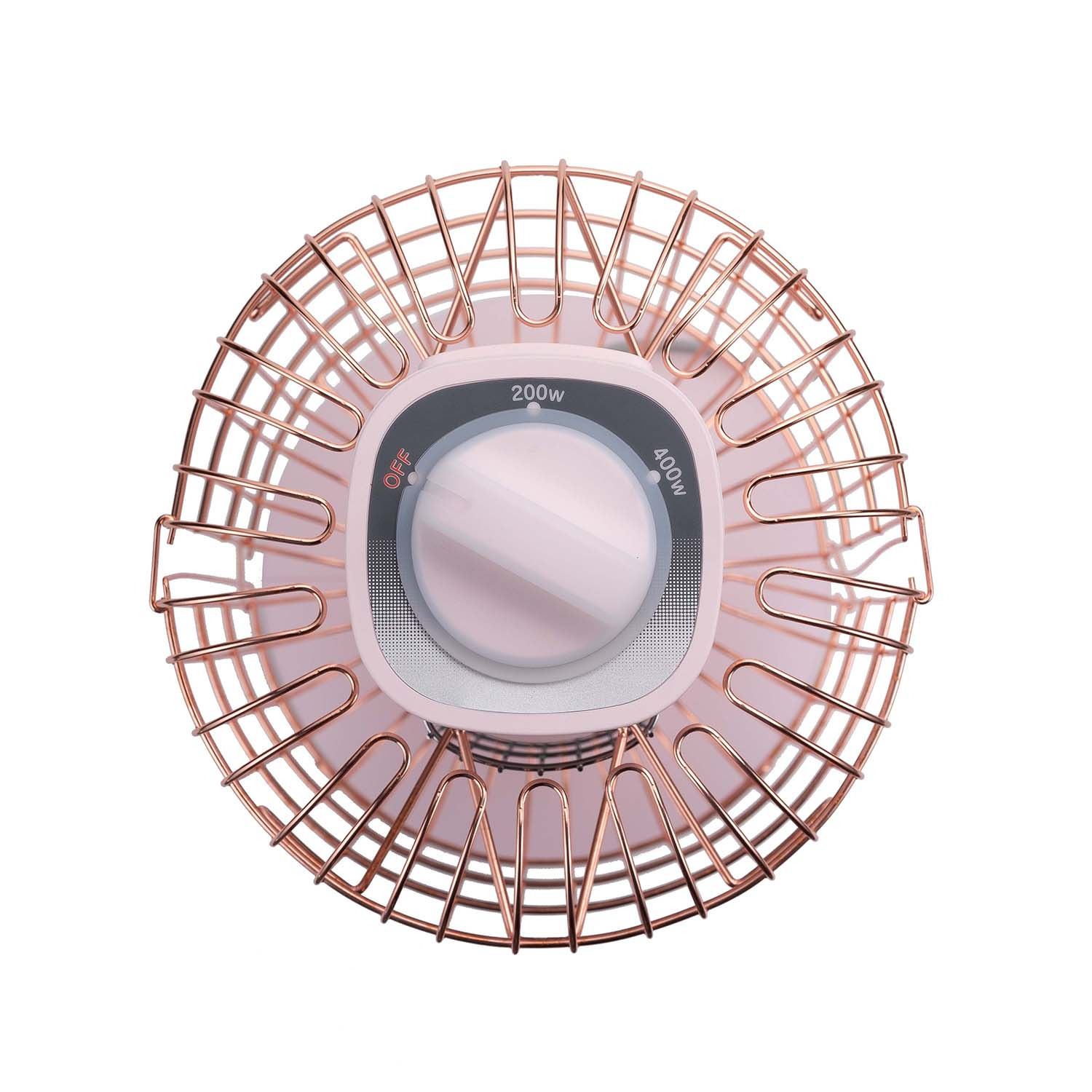 アラジン 約０．２秒で発熱！ すばやく暖かく 持ち運びもできる 遠赤グラファイトヒーター “トリカゴ” ＜限定生産の 　ピンクゴールドガード＞