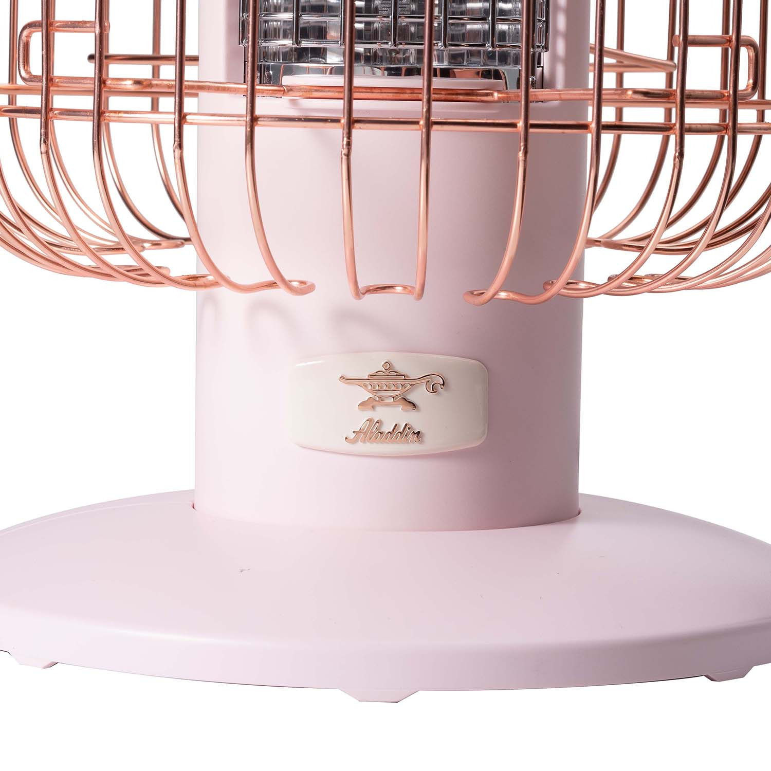 アラジン 約０．２秒で発熱！ すばやく暖かく 持ち運びもできる 遠赤グラファイトヒーター “トリカゴ” ＜限定生産の 　ピンクゴールドガード＞