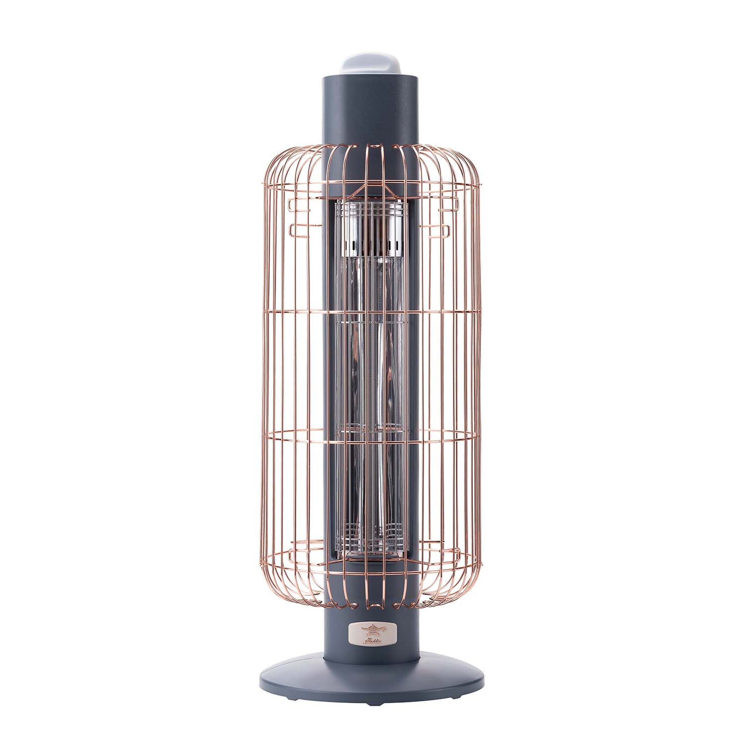 アラジン 約０．２秒で発熱！ すばやく暖かく 持ち運びもできる 遠赤グラファイトヒーター “トリカゴ” ＜限定生産の 　ピンクゴールドガード＞